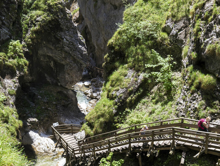Rokle Wörschachklamm na Enžské cyklostezce