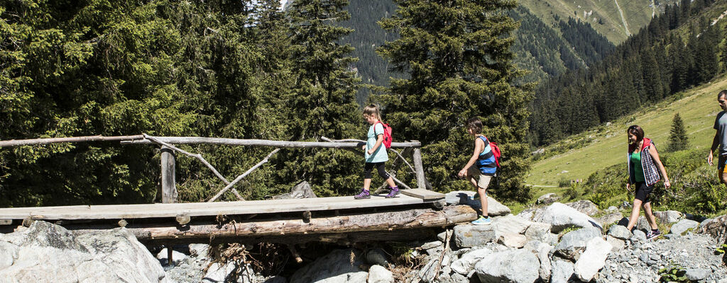 Golmiho dětská turistická stezka v údolí Montafon