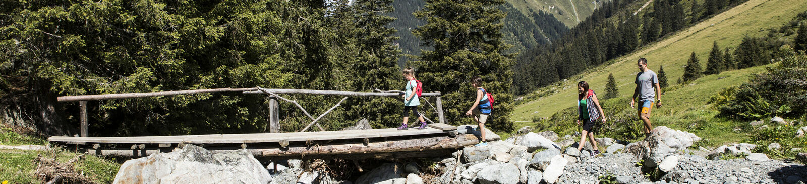 Golmiho dětská turistická stezka v údolí Montafon