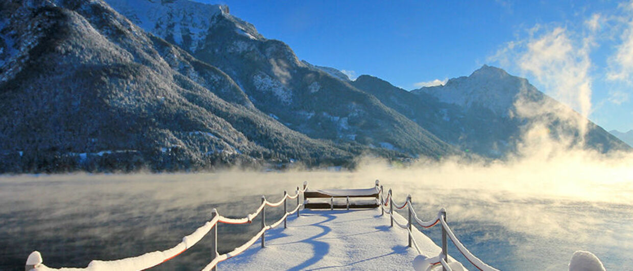 Frostiger Morgen in Pertisau am Achensee