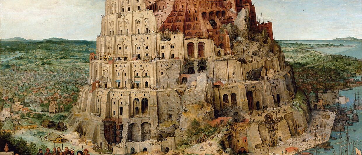 Gemälde von Pieter Bruegel - Der Turm von Babel
