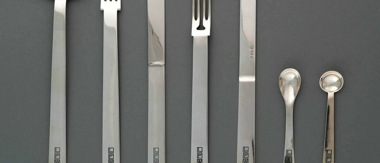 Ménagère en argent pour Lily et Fritz Waerndorfer, MAK Vienne (c) MAK_Aslan-Kudrnofsky-Kunst-Josef-Hoffmann