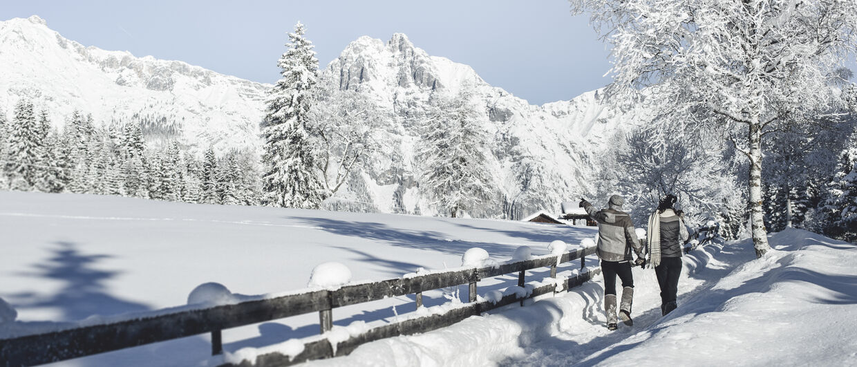 Winterwandern am Sonnenplatzl in der Olympiaregion Seefeld