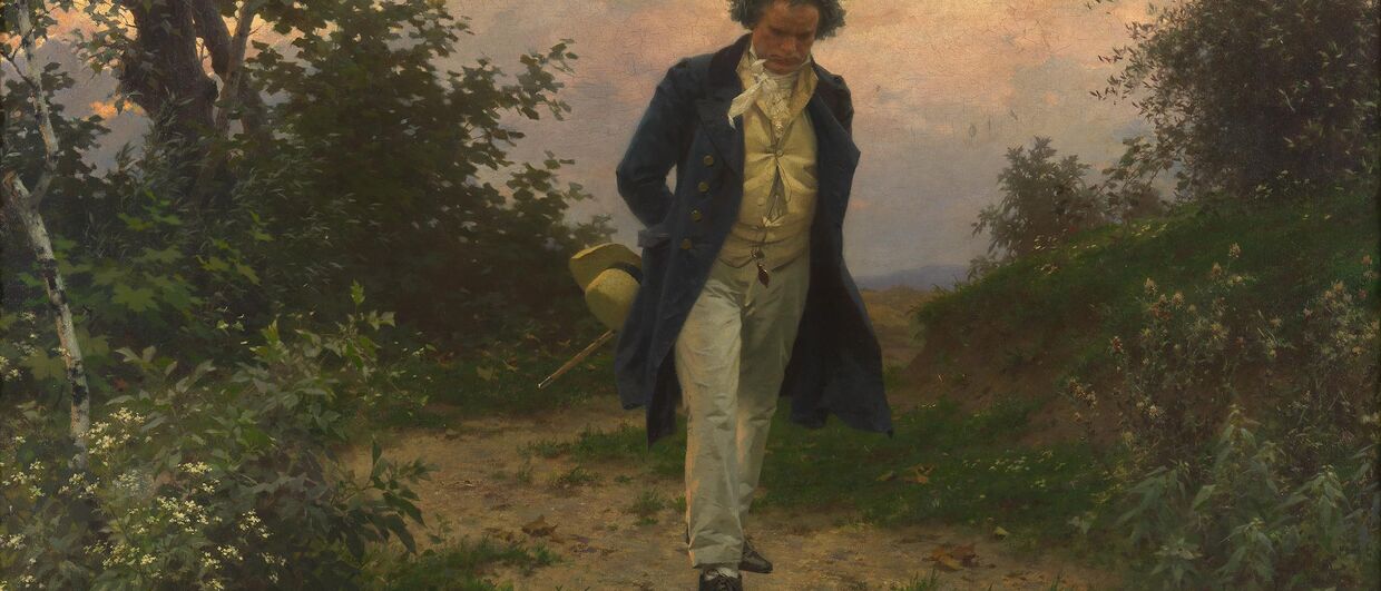 Porträt von Ludwig van Beethoven um 1901