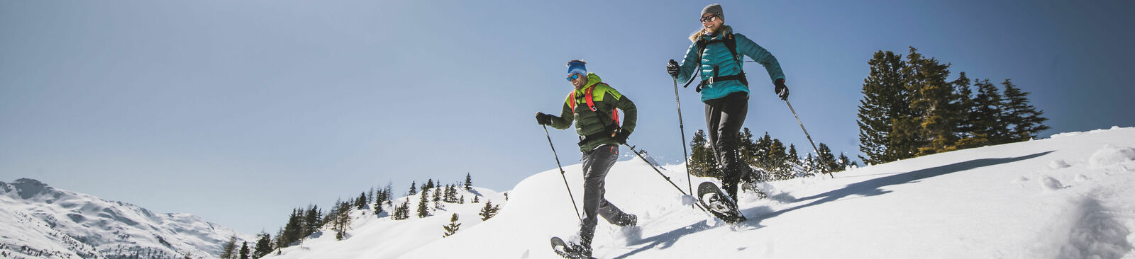 In der Silberregion Karwendel stehen 20 ausgeschilderte Schneeschuhrouten zur Wahl.