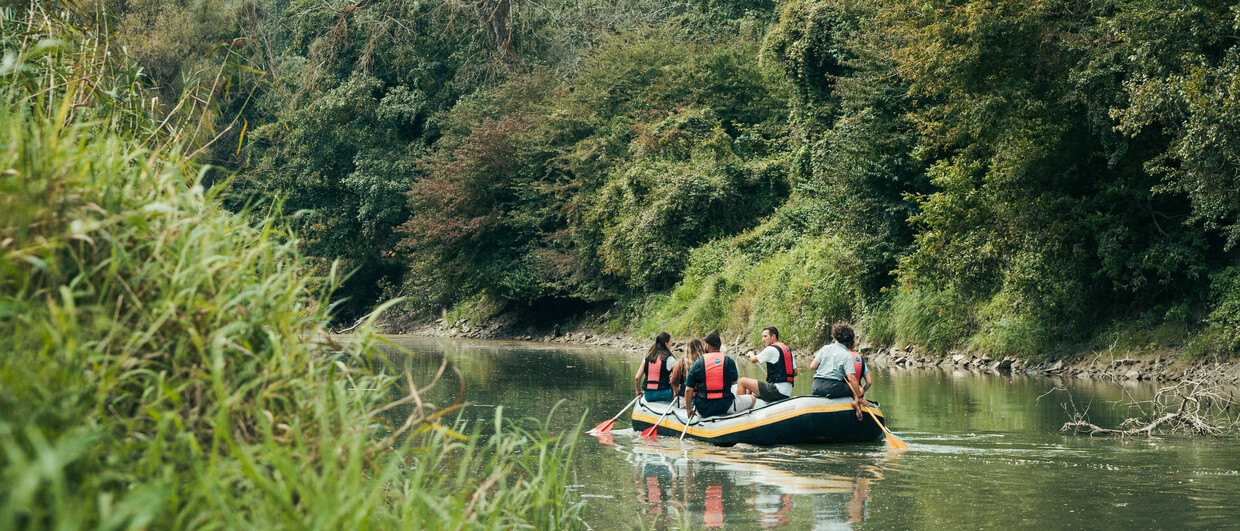 Schlauchboottour im Nationalpark Donau-Auen