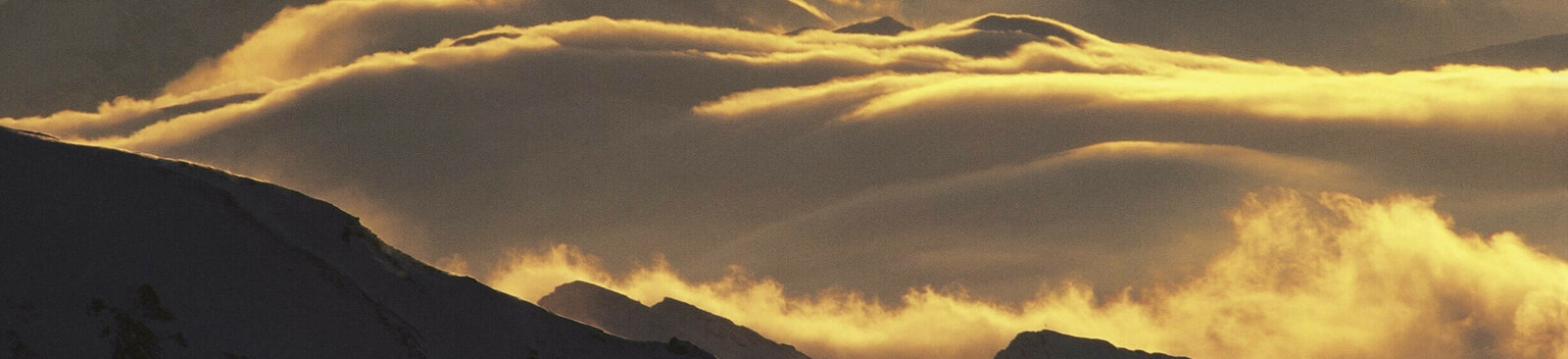 Abendstimmung über den Stubaier Alpen