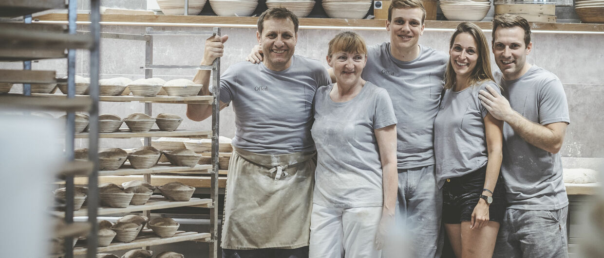 Mit Fantasie und Gespür am Werk: Das Team der Bäckerei Öfferl