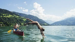 Vodní radovánky na jezeře Zeller See