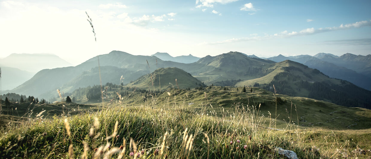 Panorama krajiny Kitzbühel