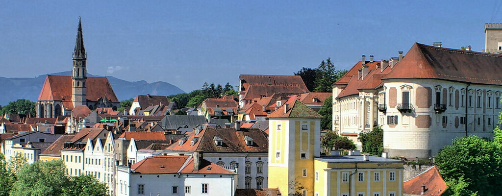 Blick auf Steyrer Altstadt