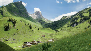 Alpe Laguz im Großen Walsertal (Walserweg E 21)