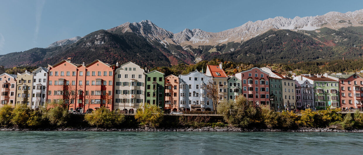 Rundgang durch die Stadt Innsbruck, Mariahilf, Innufer