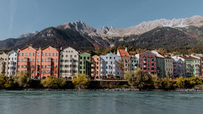 Rundgang durch die Stadt Innsbruck, Mariahilf, Innufer