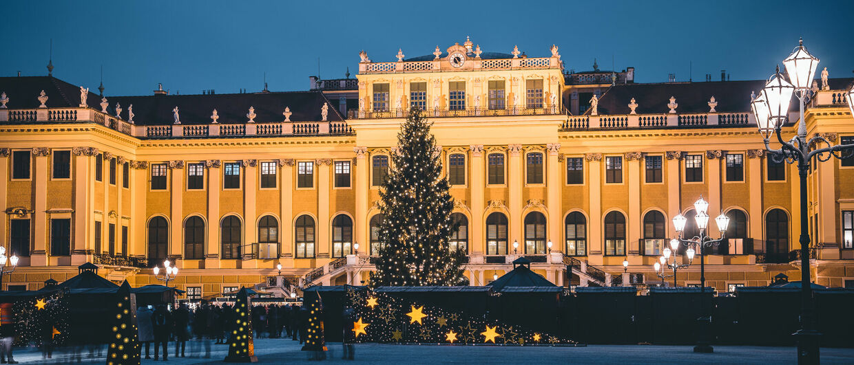 Kultur- und Weihnachtsmarkt vor dem Schloss Schönbrunn