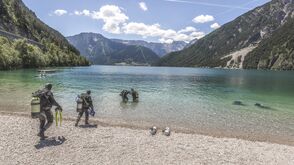 Tauchen am Achensee in Tirol