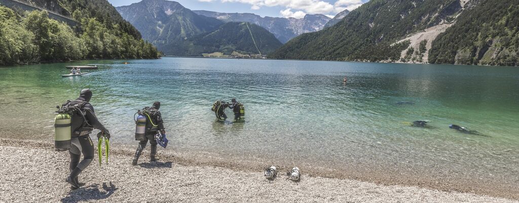 Tauchen am Achensee in Tirol