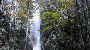 Hohenzollern-Wasserfall bei Bad Ischl in Oberösterreich