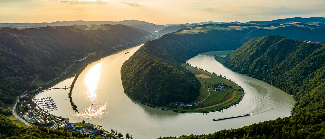 Meandr řeky Dunaj