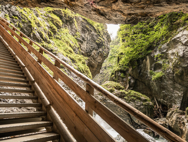 Soutěska Liechtensteinklamm v St. Johann im Pongau