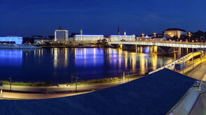 Vue depuis l'Ars Electronica Center