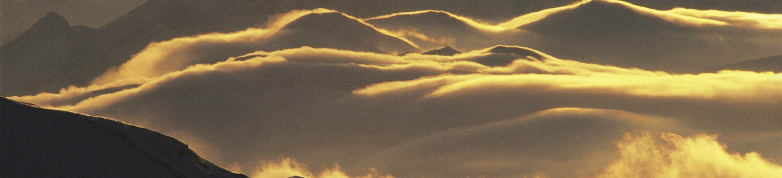 Abendstimmung über den Stubaier Alpen