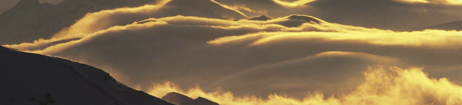Abendstimmung über den Stubaier Alpen
