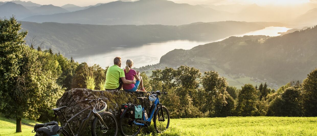Millstätter See am Radweg "Kärntner Seenschleife"