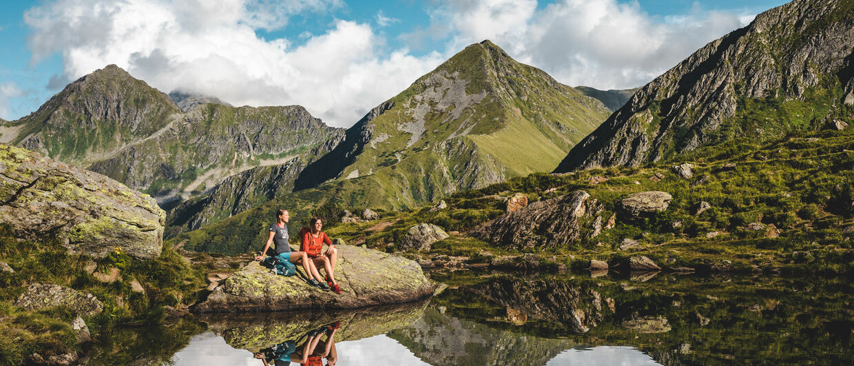 Pauza při turistice v regionu Schladming-Dachstein