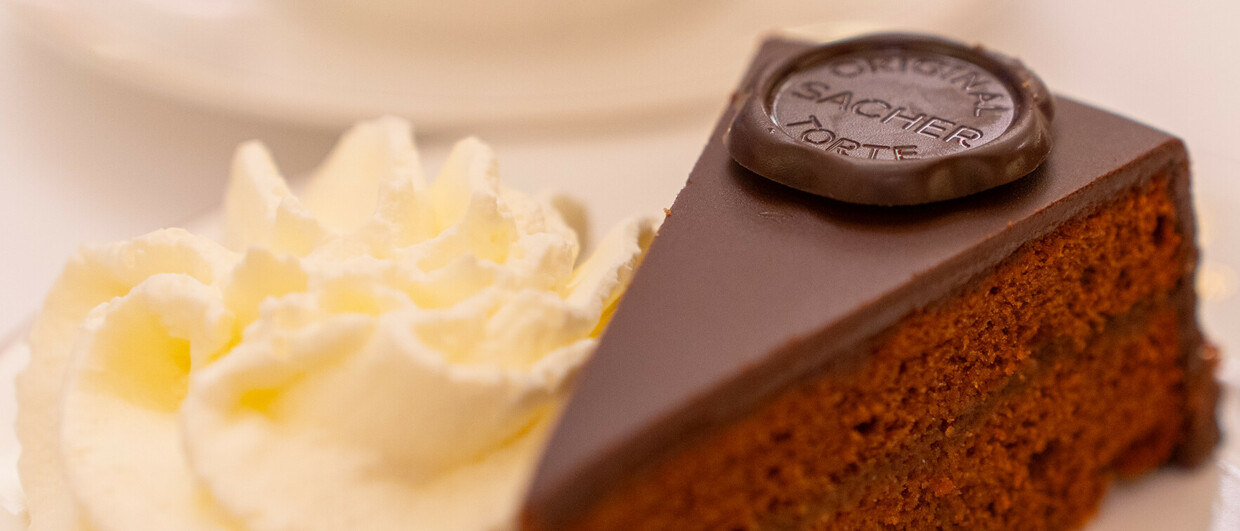 Sachertorte aus dem Café Sacher in Wien