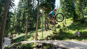 MTB Petzen Flow Trail Südkärnten Jump