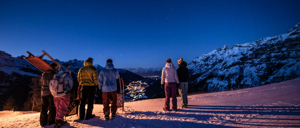  Nachtrodeln mit Aussicht in Stubai