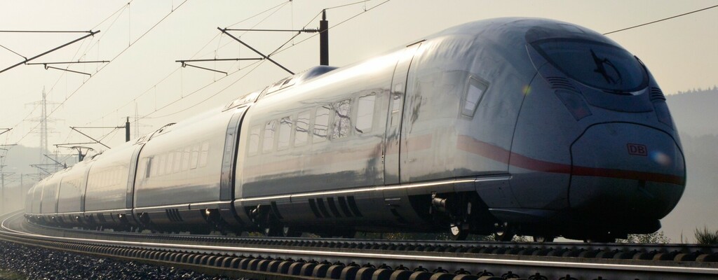 Mit der Deutschen Bahn in Richtung Süden