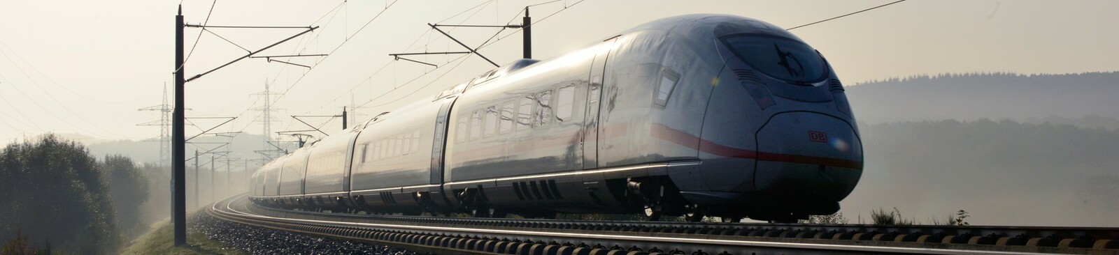 Mit der Deutschen Bahn in Richtung Süden