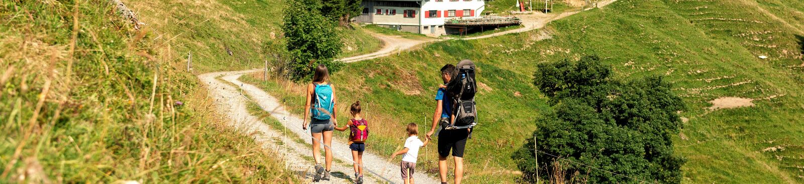 Wandern am Hochhäderich im Bregenzerwald