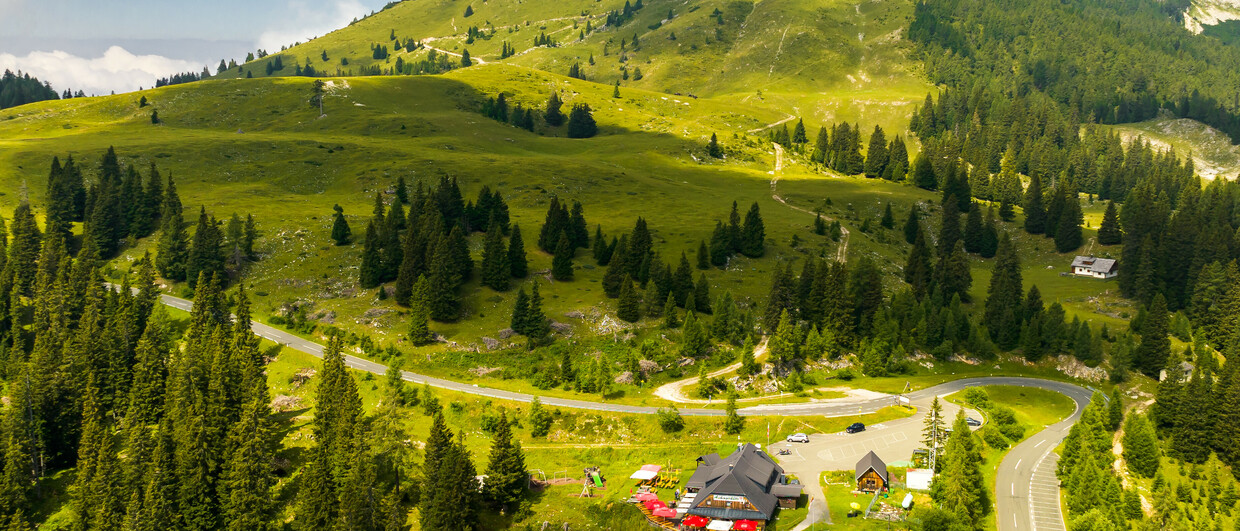 Villacher Alpenstraße am Dobratsch