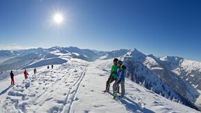 Auffach, Ski Juwel, Schatzberg, Skifahrer, Panoramablick,