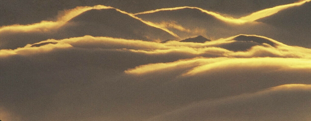 Abendstimmung über den Stubaier Alpen