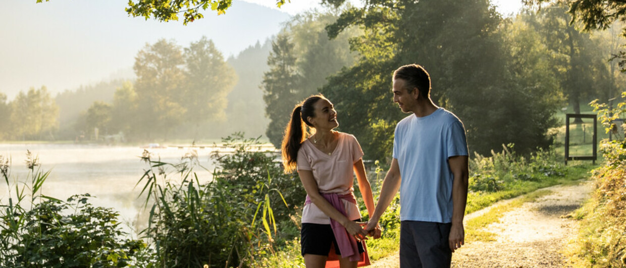 Slowtrail am Urbansee in Mittelkärnten