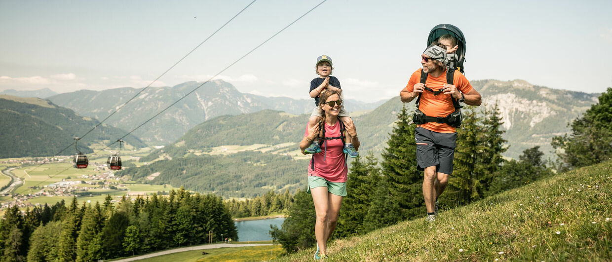 Familienwandern am Harschbichl, St. Johann in Tirol 