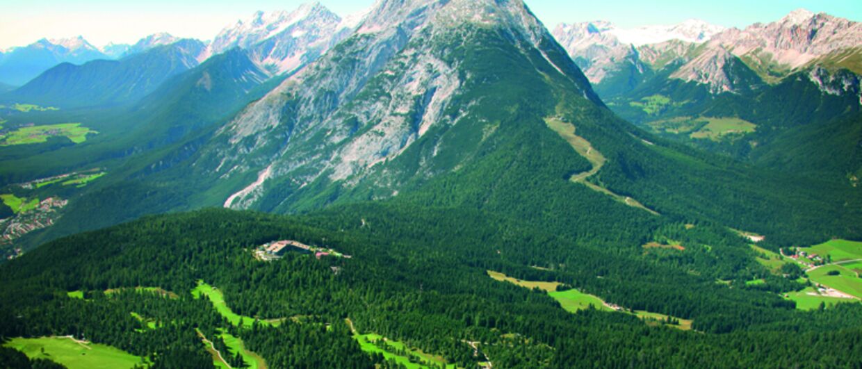 Vue de l'Interalpen-Hotel Tyrol