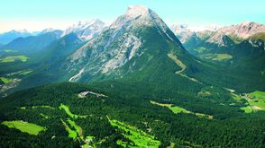 Vue de l'Interalpen-Hotel Tyrol