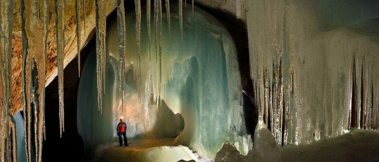 Jeskyně Eisriesenwelt v Salcbursku