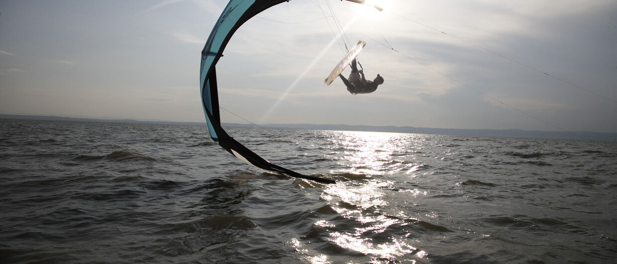 Kite-Surfer am Neusiedlersee