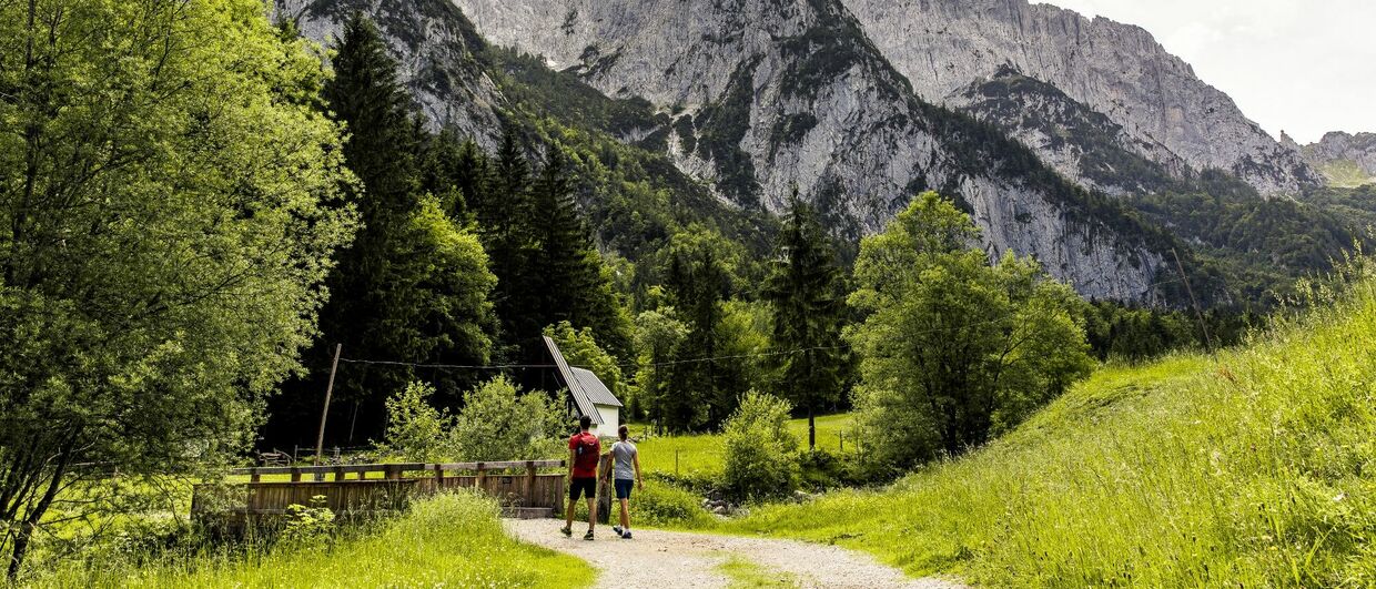 Unterwegs im Naturschutzgebiet Kaiserbachtal in den Kitzbüheler Alpen