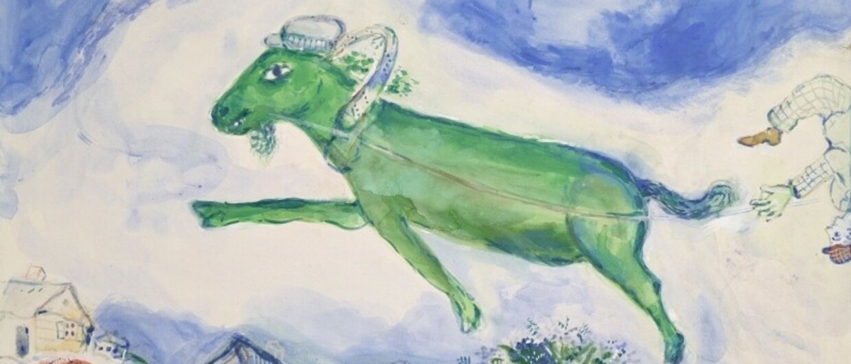 Marc Chagall, L'âne vert, Heidi Horten Collection