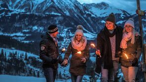 Fackelwanderung im PillerseeTal in Tirol
