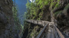 Vorderkaserklamm - ein Ziel der „Saalachtaler Naturgewalten“ im SalzburgerLand