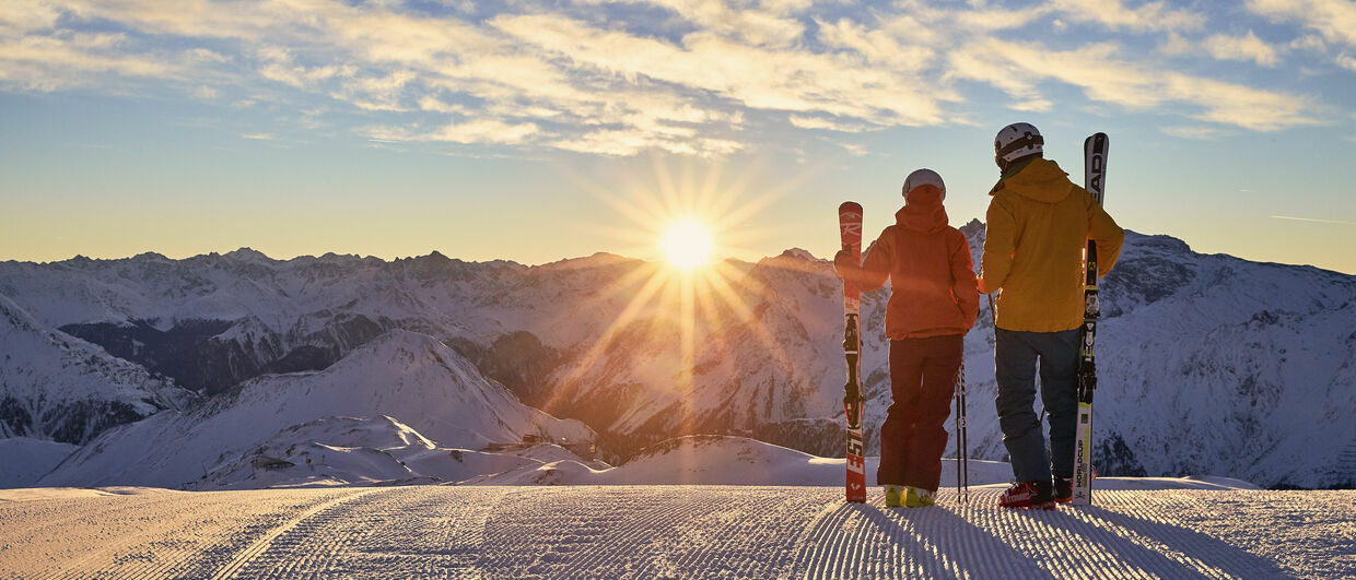 Ski au soleil