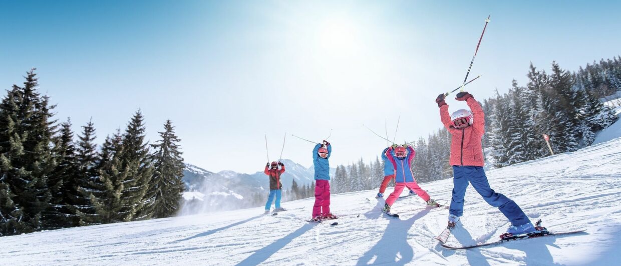 Skifahren mit Kindern in Ski amadé